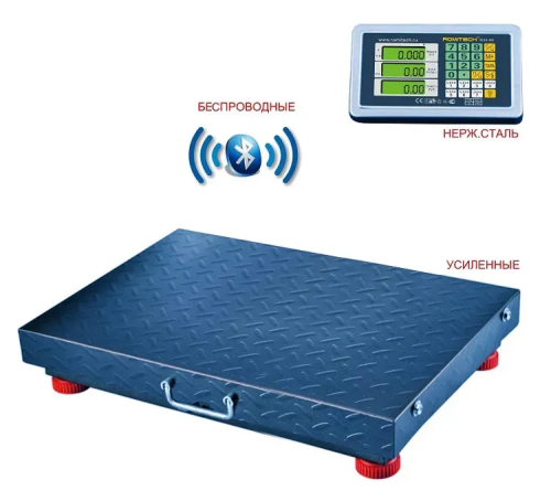 Беспроводные весы счетные платформенные электронные 600кг ROMITECH  BLES-600
