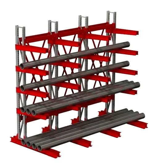 Стеллаж консольный односторонний (нагрузка на консоль 270 кг, глубина 1200 мм)