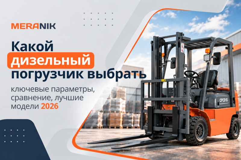 Какой дизельный погрузчик выбрать: ключевые параметры, сравнение, лучшие модели 2026