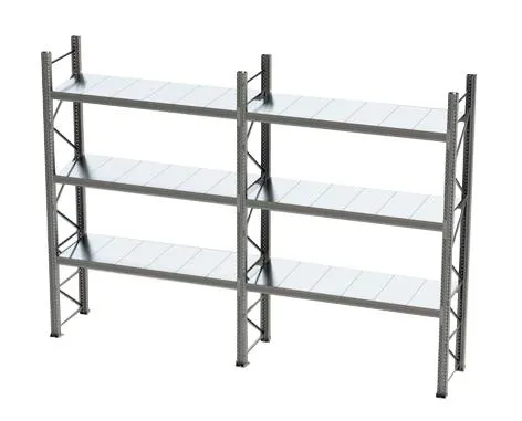 Оцинкованный стеллаж (нагрузка на уровень 3600 кг) 1 уровень