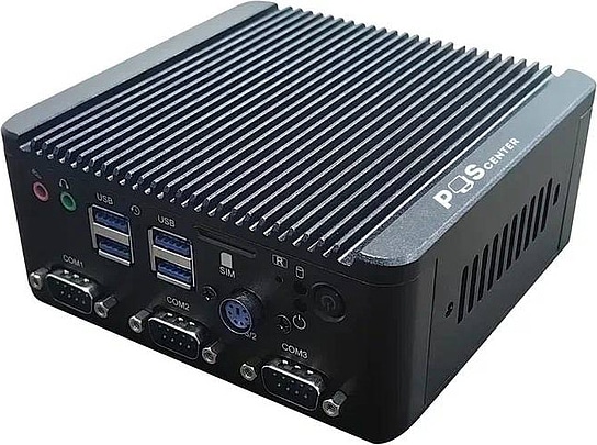 POS-компьютер POScenter BOX PC 1 Pro (J4125, RAM 8Gb, SSD 128Gb, 8*USB, 6*COM, PS/2, 2*LAN, 2*HDMI, Audio in/out) без ОС