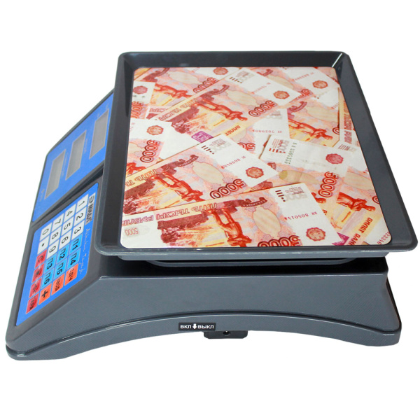 Весы торговые электронные МИДЛ МТ 30 МДА (5/10, 300x235) «Алтын Тарази»