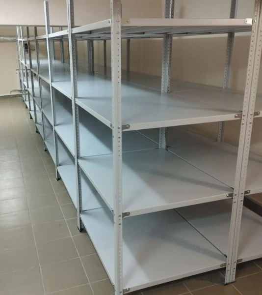 Полочные стеллажи (нагрузка на полку  до 300 кг) 4 полки
