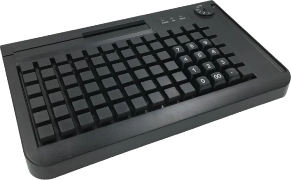 POS клавиатура PayTor KB-78, USB, Считыватель MSR, Черный