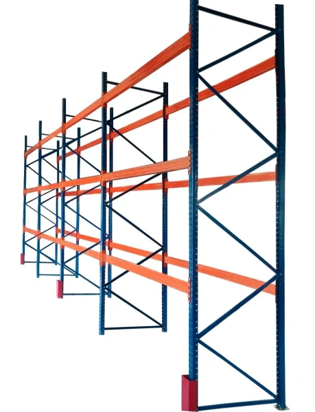 Паллетный стеллаж 3000х1800х1050 мм (нагрузка на уровень 4000 кг, сталь)