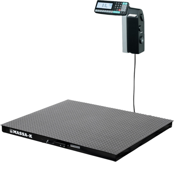 Весы платформенные с печатью этикеток МАССА-К 4D-PM-20/15-2000-RL (1500х2000)