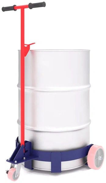 Тележка для перевозки металлических бочек КБ 3 без колёс