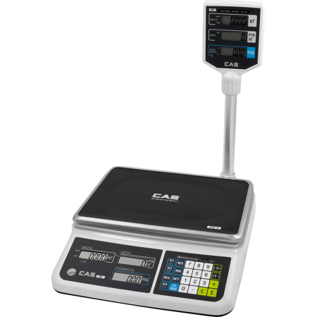 Весы торговые электронные CAS PR-30P (LCD, II) (330х235)