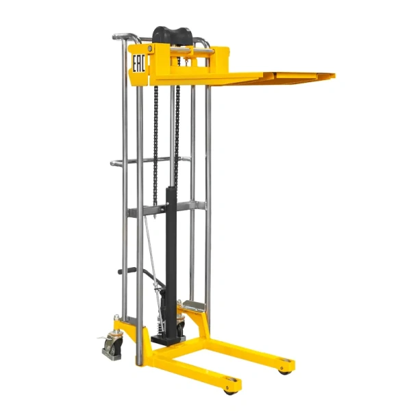 Штабелер гидравлический SDDJS1500 (0,4 т, 1,5 м, ВИЛЫ/ПЛОЩАДКА) СМАРТ (SMART)