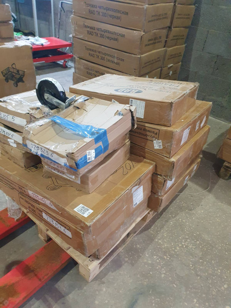 Тележка платформенная четырёхколёсная RAD FD 300 (900х600) (Уценка) 227342