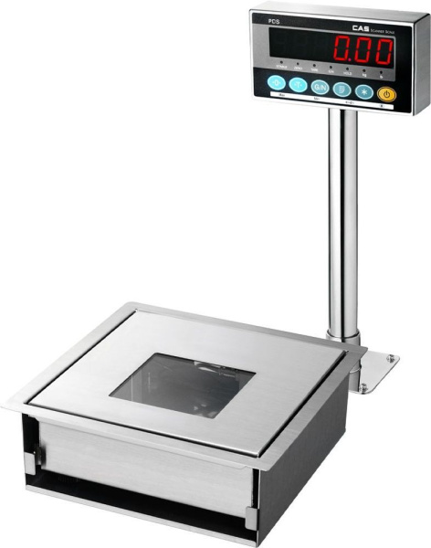 Встраиваемые торговые весы-сканер CAS PDS-II-30S (299х299)