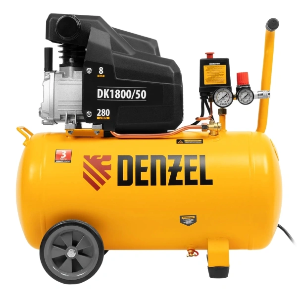 Компрессор воздушный Denzel Х-PRO DK1800/50, 58068