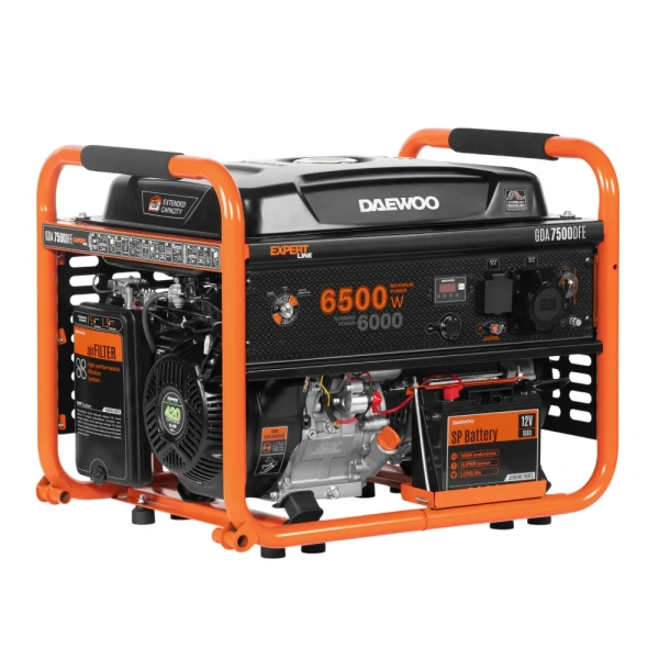 Генератор бензиновый DAEWOO GDA 7500 DFE (газовый)