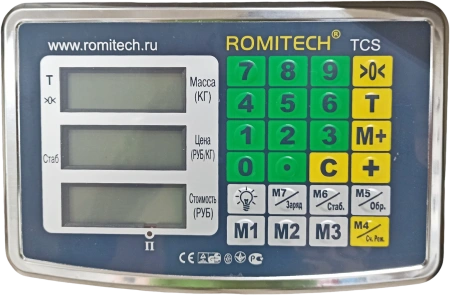 Весы счетные платформенные электронные 300кг ROMITECH  TCS-300L