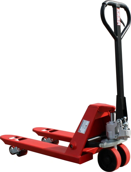 Тележка гидравлическая ручная с короткими вилами Shtapler AC 2500 PU, длина вил 800мм