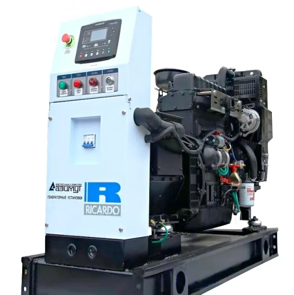 Дизельный генератор Азимут АД-24С-Т400-1РМ19 (16 кВт, открытое исполнение, двигатель Ricardo)