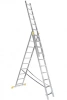 Лестница алюминиевые профессиональная 3-секционная 16 ступенек
