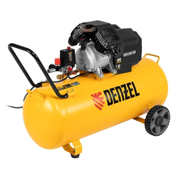 Компрессор воздушный Denzel Х-PRO DKV2200/100, 58079