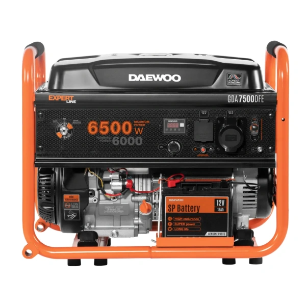 Генератор бензиновый DAEWOO GDA 7500 DFE (газовый)