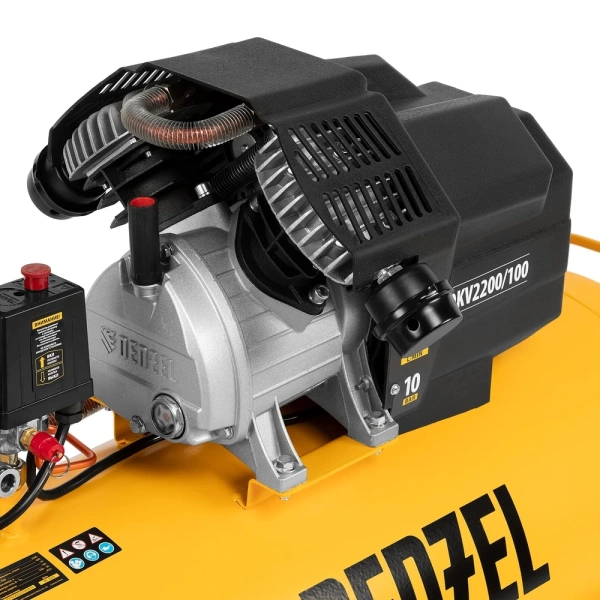 Компрессор воздушный Denzel Х-PRO DKV2200/100, 58079