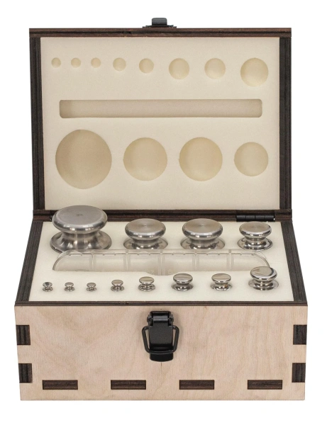 Набор гирь ГО-ПН-1мг-500г класс точности М1 (Ферритная нержавейка)