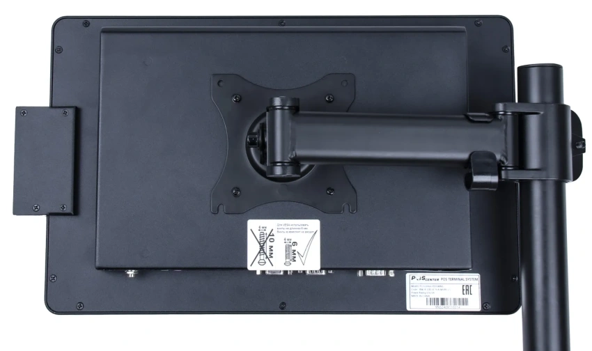 Сенсорный моноблок POScenter POS90NS (15.6", PCAP, J3455, RAM 8Gb, SSD 128Gb, MSR) без ОС