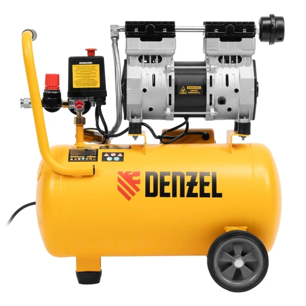 Компрессор безмаслянный Denzel DLS950/24, 58026