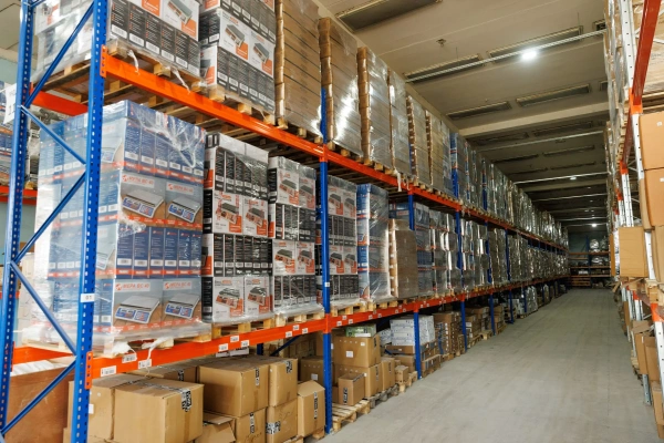 Стеллаж производственный 5000х2700х1050 мм (нагрузка на уровень 2000 кг, сталь) 5 уровней