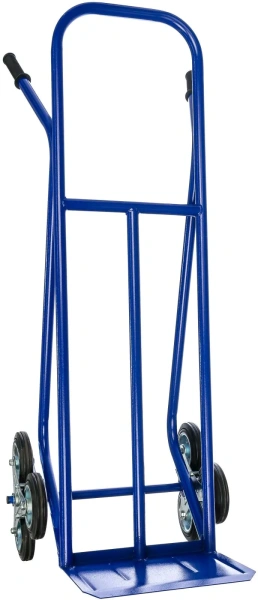 Тележка двухколесная грузовая КГЛ 200 колёса литые лестничные d160