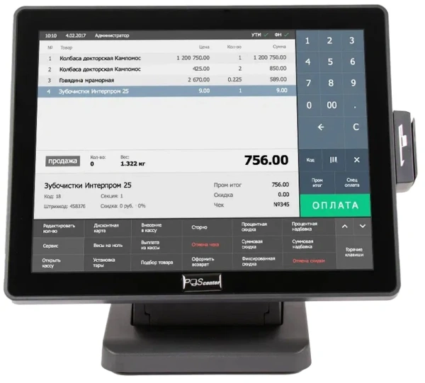 Сенсорный POS монитор POSCenter EVA-150 Pro