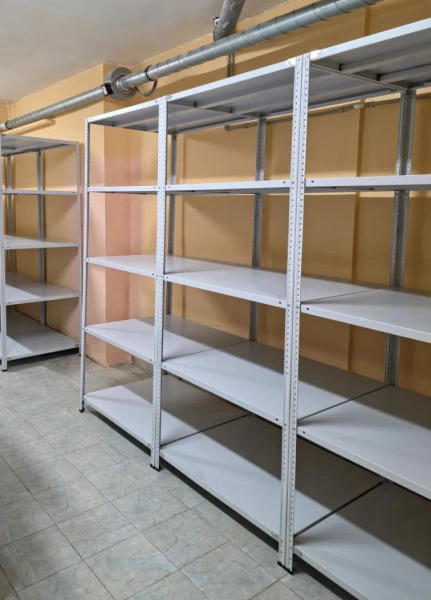 Стеллажи металлические для гаража (нагрузка на полку 120 кг) 8 полок