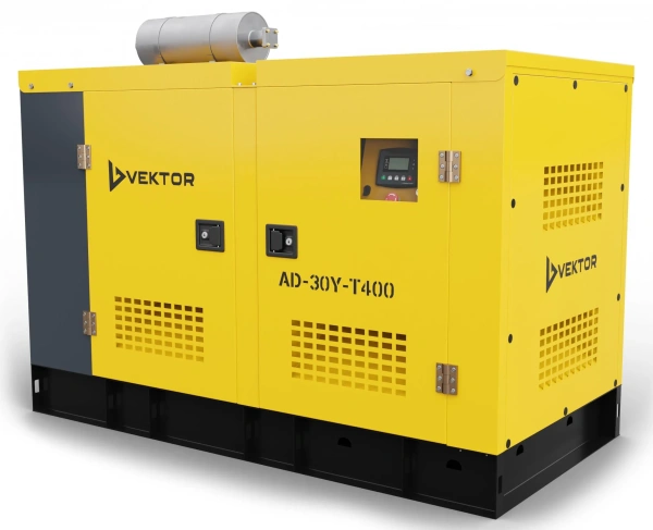 Дизельный генератор Vektor AD-30Y-T400 в шумозащитном кожухе с АВР