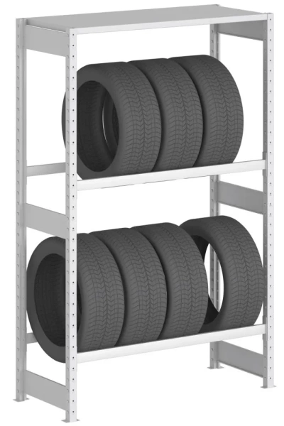 Стеллажи для хранения колес (нагрузка на полку 600 кг) 4 полки