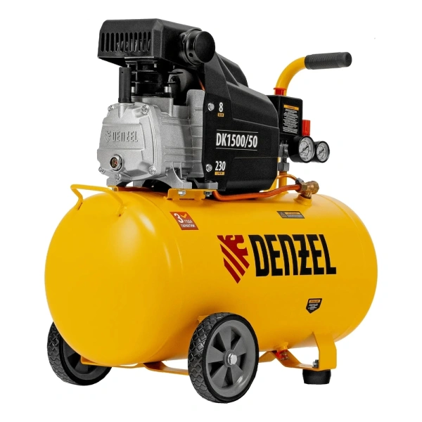Компрессор воздушный Denzel DK1500/50, 58064
