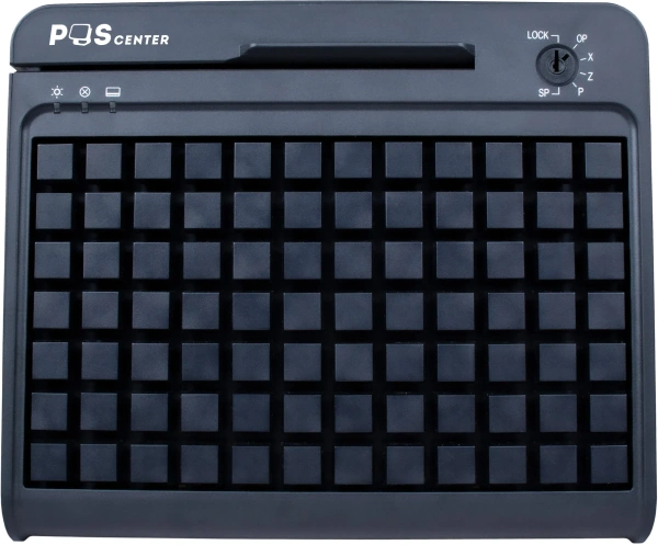 Клавиатура программируемая POScenter S84BB (84 клавиши, MSR, USB, 1,8 м, K152), чёрная