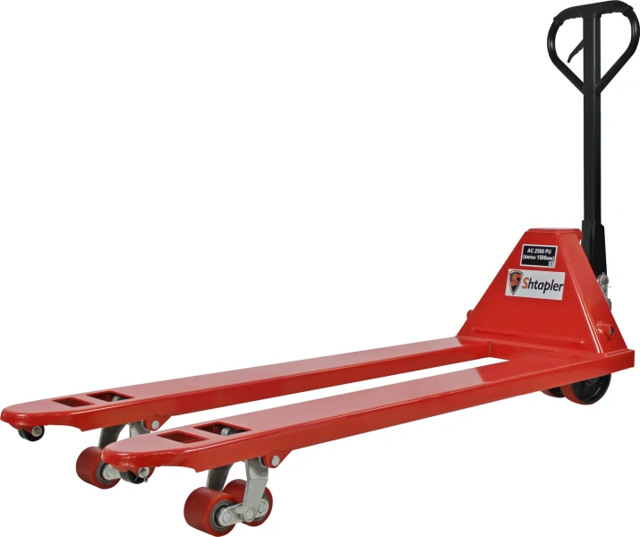 Ручная гидравлическая тележка Shtapler AC 2500 PU, длина вил 1500мм (Уценка) 210625