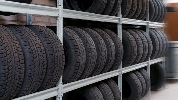 Стеллажи для хранения колес (нагрузка на полку 600 кг) 4 полки