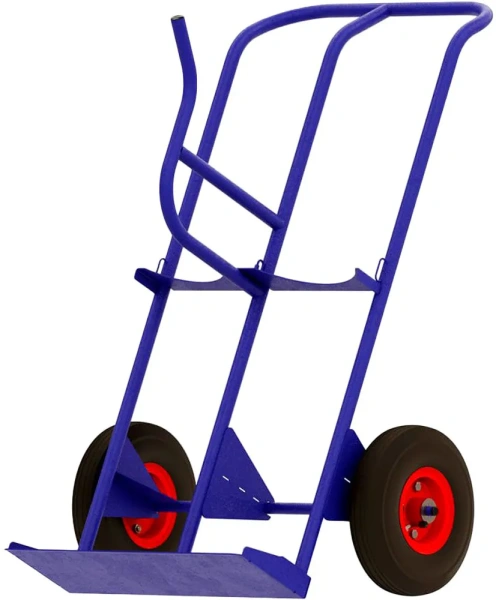 Тележка двухколесная сварочный пост КП 2 У с колёсами пневмо d350мм