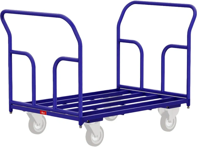 Тележка четырёхколёсная каркасная две ручки ТКД 5 (700х1200) без колёс
