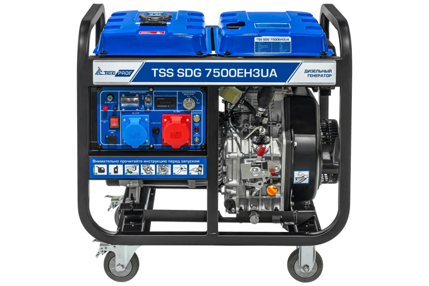 Дизель генератор TSS SDG 7500EH3UA
