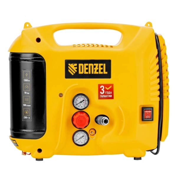 Компрессор воздушный Denzel DL1300, 58011