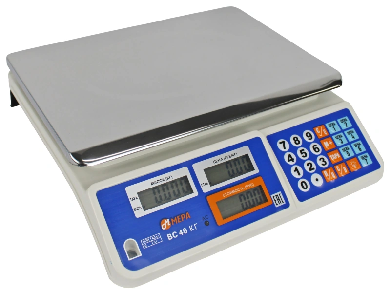 Весы торговые МЕРА ВС 40
