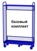 Тележка четырёхколёсная для комиссионирования ТДК 01 (450х1350х1665мм) без колёс