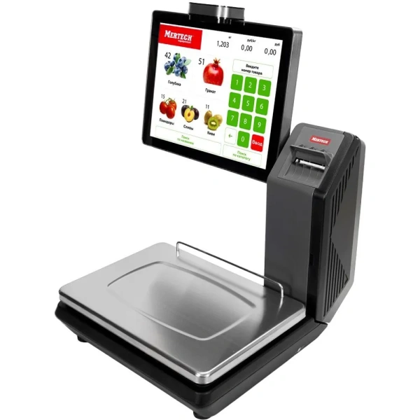 Весы с печатью этикеток M-ER 725PM-32.5 (VISION-AI, 15", USB, Ethernet, Wi-Fi)