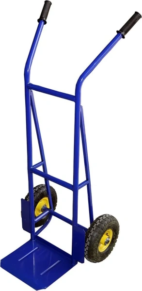 Тележка двухколесная грузовая КГ 200 колёса d 250 пневмо резина