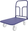 Тележка платформенная четырёхколёсная складная ручка, педаль. ТПСР 5 М (700х1200) 