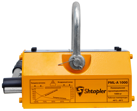 Захват магнитный Shtapler PML-A 1000 (г/п 1000 кг)