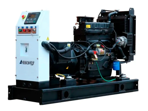 Дизельный генератор Азимут АД-16С-Т400-2РМ19 (16 кВт, открытое исполнение, двигатель Ricardo)