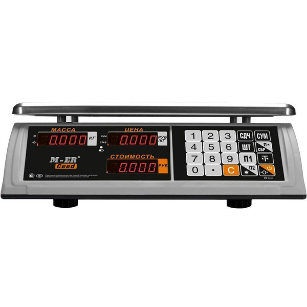 Весы торговые M-ER 327AC-32.5 LED "Ceed"