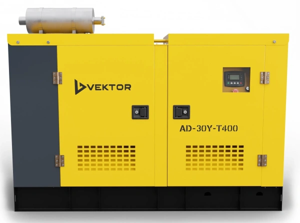 Дизельный генератор Vektor AD-30Y-T400 в шумозащитном кожухе с АВР